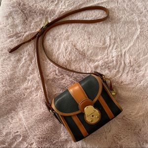 Vintage Dooney & Bourke Mini Lockhart Flap Bag